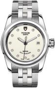 Tudor Dameklokke M51000-0028 Glamour Date Hvit/Stål Ø26 mm