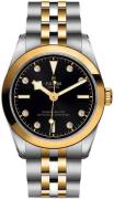 Tudor Dameklokke M79603-0006 Black Bay Sort/Stål Ø31 mm