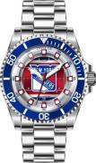 Invicta Dameklokke 42211 NHL Rød/Stål Ø38 mm