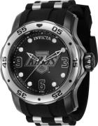 Invicta Herreklokke 42660 NHL Sort/Stål Ø48 mm