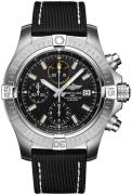 Breitling Herreklokke A13317101B1X2 Avenger Chronograph 45 Sort/Lær