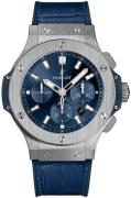 Hublot Herreklokke 301.SX.7170.LR Big Bang 44mm Blå/Gummi Ø44 mm