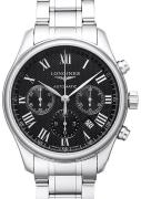 Longines Herreklokke L2.759.4.51.6 Master Sort/Stål Ø42 mm