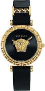 Versace Dameklokke VEDV00119 Palazzo Sort/Lær Ø37 mm