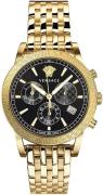 Versace Herreklokke VELT00419 Sport Tech Sort/Gulltonet stål Ø40 mm