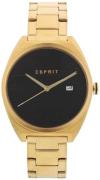 Esprit Herreklokke ES1G056M0075 Sort/Gulltonet stål Ø40 mm