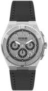 Versus by Versace Herreklokke VSPEW0119 Esteve Sølvfarget/Lær Ø46