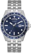 Guess Herreklokke GW0220G1 Comet Blå/Stål Ø44 mm