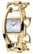 Gucci Dameklokke YA123504 Chiodo Hvit/18 karat gult gull 23x21 mm