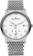 Blancpain Herreklokke 6606-1127-MMB Villeret Sølvfarget/Stål Ø40 mm