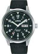 Lorus Herreklokke RL411BX9 Classic Sort/Tekstil Ø42 mm