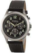 Breil Herreklokke EW0299 Tribe Sort/Lær Ø40 mm