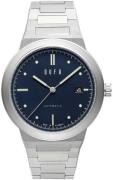 DuFa Herreklokke DF-9033-33 Classic Blå/Stål Ø40 mm