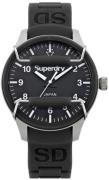 Superdry Dameklokke SYL120B Classic Sort/Resinplast Ø39 mm