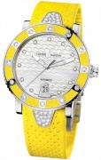 Ulysse Nardin Dameklokke 8103-101E-3C-10.14 Ladies Diver Hvit/Gummi