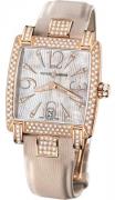 Ulysse Nardin Dameklokke 136-91AC-695 Ladies Caprice Hvit/Tekstil