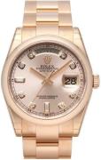 Rolex Herreklokke 118205F-0061 Day-Date 36 Rosa/18 karat rosé gull