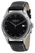 Hamilton Herreklokke H39515733 American Classic Timeless Sort/Lær