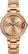 Cartier Dameklokke WJBB0077 Ballon Bleu De Rosegullfarget/18 karat