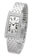 Cartier Dameklokke WB710009 Tank Americaine Sølvfarget/18 karat