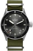 Blancpain Fifty Fathoms Herreklokke 5000-1230-NAKA Sort/Tekstil Ø43