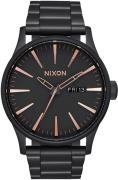 Nixon 99999 Herreklokke A356-957-00 Sort/Stål Ø42 mm