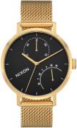 Nixon 99999 Dameklokke A1166513-00 Sort/Gulltonet stål Ø37 mm