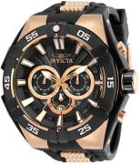 Invicta S1 Rally Herreklokke 28874 Sort/Rose-gulltonet stål Ø51 mm