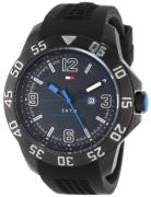 Tommy Hilfiger Cole Herreklokke 1790983 Sort/Gummi Ø46 mm