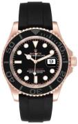 Rolex Yacht-Master 40 Herreklokke 126655-0002 Sort/Gummi Ø40 mm