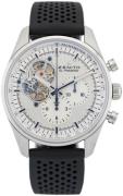 Zenith El Primero Herreklokke 03.2040.4061-01.R576 Sølvfarget/Gummi