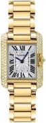 Cartier Tank Anglaise Dameklokke WT100005 Sølvfarget/18 karat gult