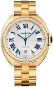 Cartier Cle De Cartier Dameklokke WJCL0010 Sølvfarget/18 karat gult