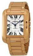 Cartier Tank Anglaise Dameklokke W5310003 Sølvfarget/18 karat rosé