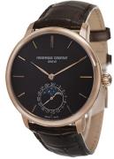 Frederique Constant Manufacture Herreklokke FC-705C4S9 Brun/Lær Ø42