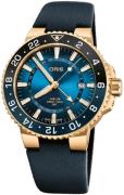 Oris Diving Herreklokke 01 798 7754 6185-Set Blå/Gummi Ø43.5 mm