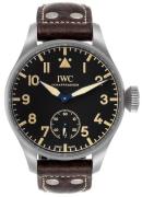 IWC Big Pilots Heritage Herreklokke IW510301 Sort/Lær Ø48 mm