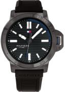 Tommy Hilfiger 99999 Herreklokke 1791587 Sort/Gummi Ø43 mm