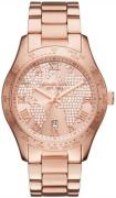 Michael Kors Layton Dameklokke MK6376 Rosegullfarget/Rose-gulltonet