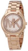 Michael Kors Runway Dameklokke MK3549 Rosegullfarget/Rose-gulltonet