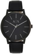 Armani Exchange Dress Herreklokke AX2705 Sort/Lær Ø42 mm