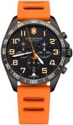 Victorinox Fieldforce Herreklokke 249163.1 Sort/Gummi Ø42 mm