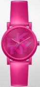 DKNY Soho Dameklokke NY6613 VALUE_INKNOWN Rosa/Gummi Ø34 mm