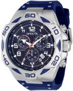 Invicta Coalition Forces Herreklokke 36702 Blå/Gummi Ø50 mm