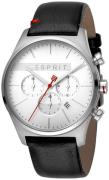 Esprit Herreklokke ES1G053L0015 Hvit/Lær Ø42 mm