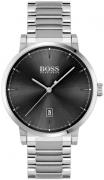 Hugo Boss Herreklokke 1513792 Confidence Sort/Stål Ø42 mm