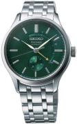 Seiko Herreklokke SSA397J1 Presage Grønn/Stål Ø42 mm