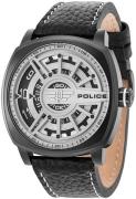 Police Herreklokke 15239JSB.01 Sort/Lær Ø49 mm