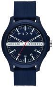 Armani Exchange Herreklokke AX2421 Hampton Blå/Gummi Ø46 mm