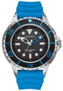 Nautica Herreklokke A18631G Analog Sort/Resinplast Ø50 mm